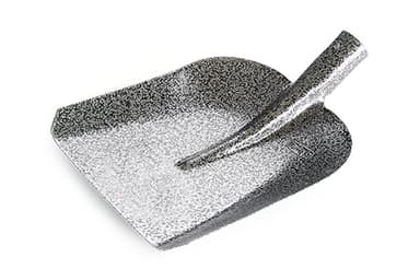 Лопата совкова 345×230×285мм молоткове покриття СИЛА