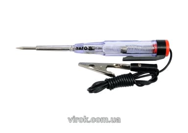 Індикатор напруги YATO контрольний автомобільний 6-24 V [25/250]