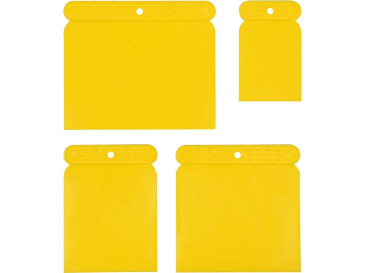 Шпателі пластикові тип "японські" VOREL, з робочою шириною- 50, 75, 100, 120 мм, компл. 4 шт. [10]