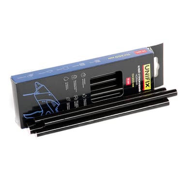 UNIFIX Клей стрижневий чорний 11.0х200 мм 12 шт