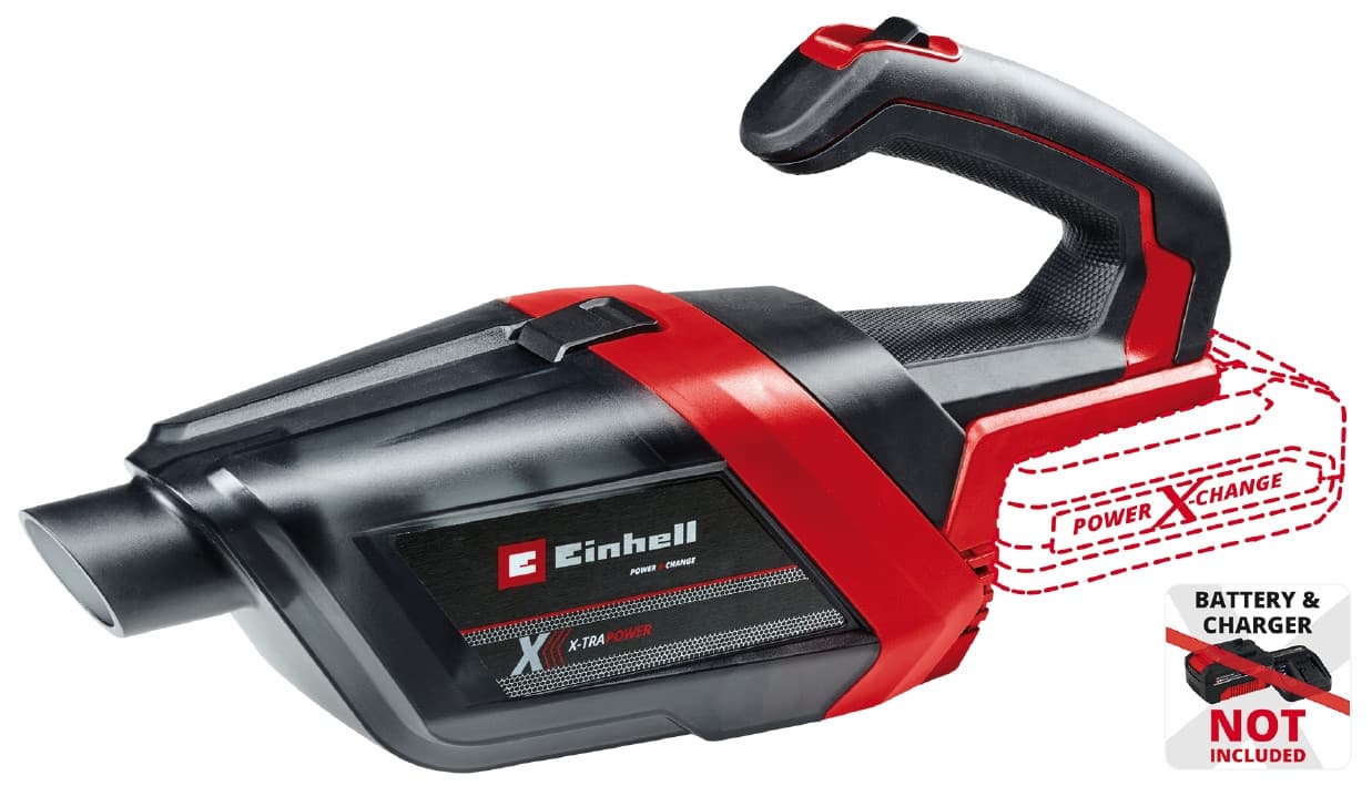 Пилосос для сухого прибирання акумуляторний Einhell TE-HV 18/06 Li - Solo (2347190)