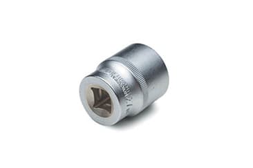 Насадка шестигранна CrV 1/2 27мм СИЛА