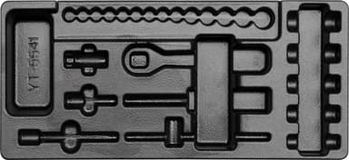 Вклад до інструментальної шафи пустий YATO, для торцевих головок з ключами YT-5541 [5/30]