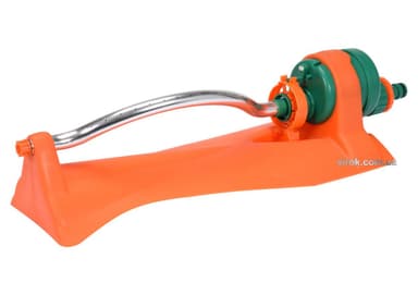 Зрошувач осциляційний FLO до шлангу 1/2", 15 отворів, межа дії- 14 м, ABS-пластик + алюміній [12/48]