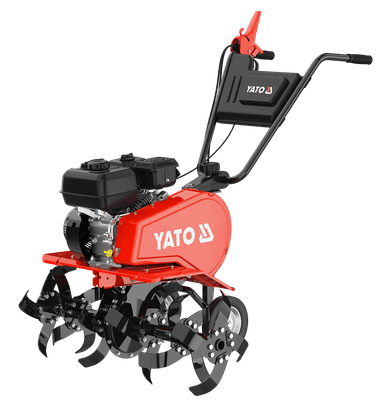 Культиватор бензиновий YATO: двигун- 6,5 КС, ширина борозни- 34-78 см, глибина- 160-300 мм, бак-1,2л
