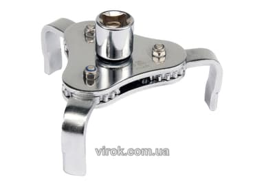 Ключ до оливного фільтру "краб" YATO, на квадр. 3/8", 1/2", 63-120мм, 3 ножки [12/36]