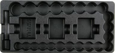 Вклад до інструментальної шафи пустий YATO, для торцевих головок ударних [5/30]