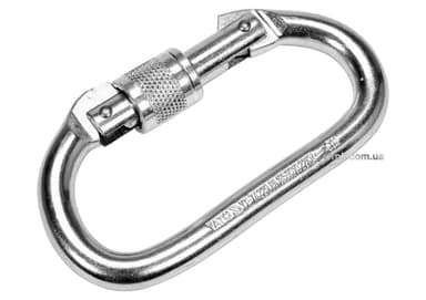 Карабін сталевий, автозамикний YATO з зазором блокування 16 мм, 115 х 55 мм [20]