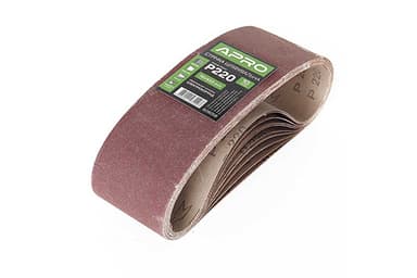 Стрічка шліфувальна нескінченна APRO P220 75×533мм (10шт)