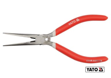 Тонкогубці прямі YATO : 6", L= 150 мм [6/120]
