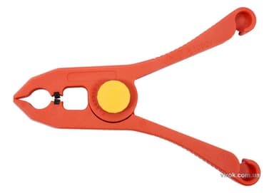 Струбцина-"прищіпка" діелектрична ізольована YATO:L=150 мм з роб. діап.- 2-20мм,VDE до 1000V.CrV(DW)