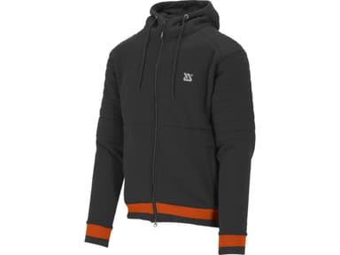 Худі з капюшоном і блискавкою YATO розм.XXL, 2 кишен чорно-червон; матеріал: 80%-бав, 20%-поліес