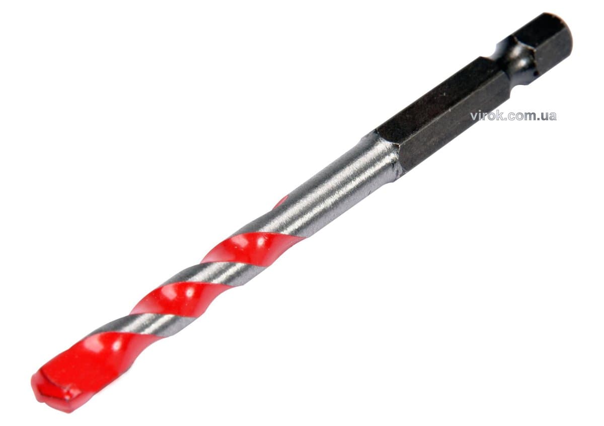 Свердло універсальне YATO: YG6X, Ø= 6 мм, l= 85/30 мм, HEX-1/4" [125]