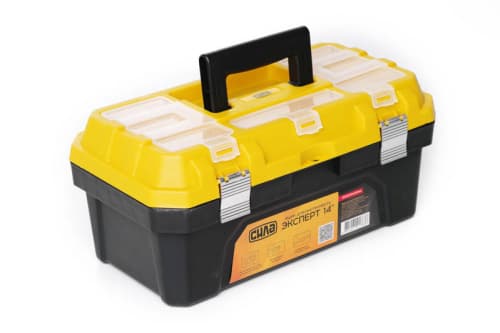 Ящик для інструменту 350*200*165мм Експерт 14'' (з металевим замком) СИЛА