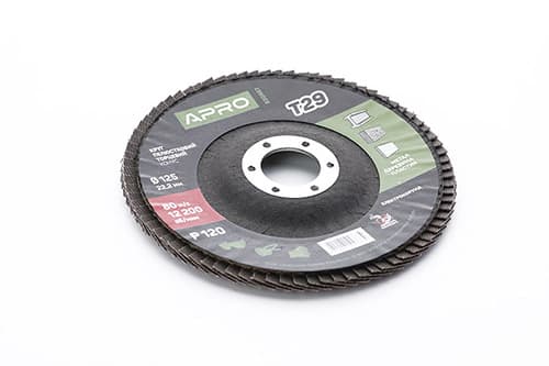 Коло пелюстково-торцеве Р120 конус 125мм (Т29) (КПТ) APRO