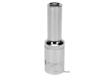 Головка торцева 12-гранна YATO : подовжена, квадрат 1/2", М= 9 мм, L= 77 мм [12/60/120]