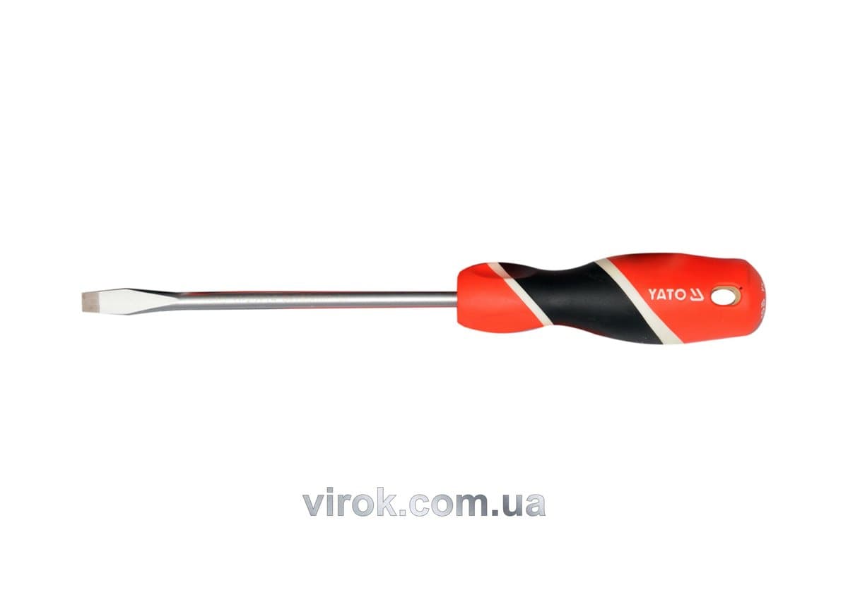 Викрутка плоска YATO : шліц SL8 х 150 мм [6/24/96]