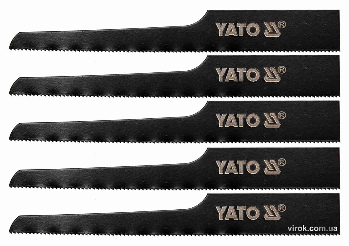 Полотна до пневматичної шаблевої пили YT-09955 YATO : 24 зуби/1", 5 шт [50/200]
