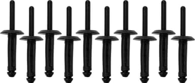 Заклепки пластикові YATO, 5.0x15.8 мм, 10 шт.Nylon [250](DW)