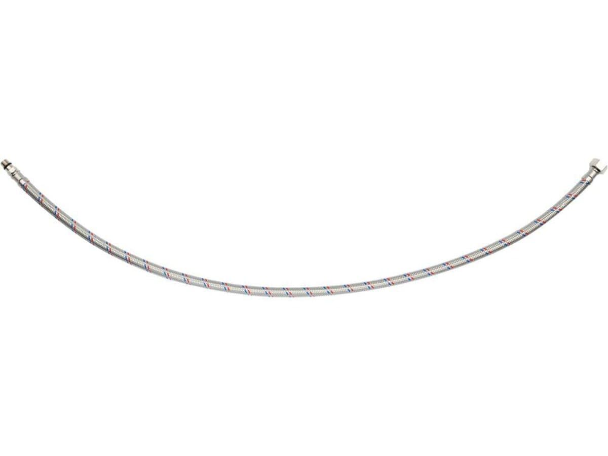 Шланг водопровідний з опліткою з нерж сталі FALA l= 600мм Ø= 8/12, з'єдн F-3/8" х M-M10x1- 17мм 1МПа