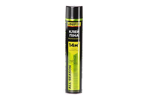 Клей-піна професійна 850мл 14м² UNIFIX