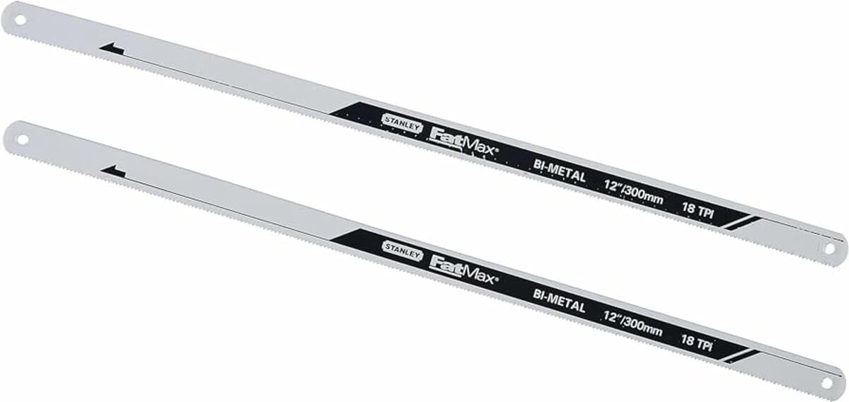 Полотно для ножівки по металу STANLEY "FatMax" : BI-METAL 18 зуб/1" L= 300 мм 2 шт