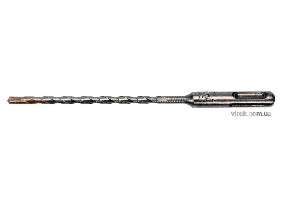Свердло по залізобетону YATO : SDS+ Premium, "Х"-тип, Ø= 5 х 160 мм, 4 різальні пруги [40/160]