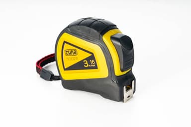 Рулетка обгумована 3м*16мм (автостоп, подвійний зачіп) СИЛА