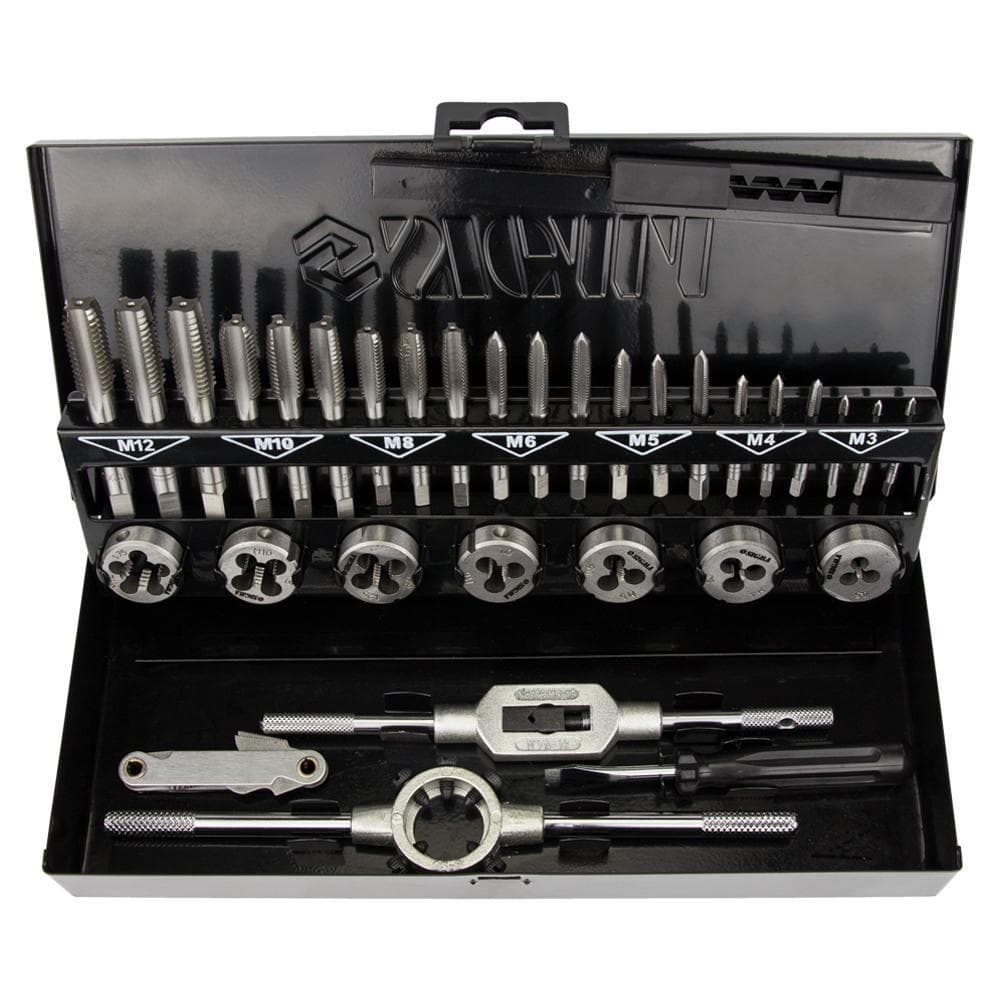 SIGMA Набір мітчиків і плашок 32ел. (метал.кейс)