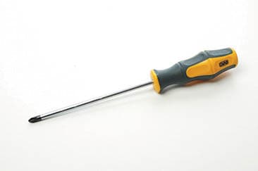 Викрутка хрестова обгумована рукоятка СrV PH2х150мм (Phillips) (двокомпонентна) СИЛА