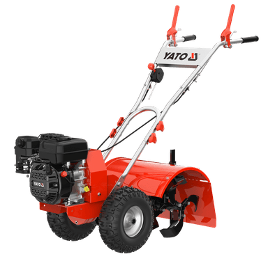 Культиватор бензиновий YATO: двигун- 6,5 КС, ширина борозни- 41 см, глибина- 254 мм, бак-1,2л