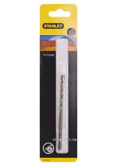 Свердло універсальне STANLEY : Ø= 5 x 133 /53 мм. TCT/HM метал, дерево, цегла