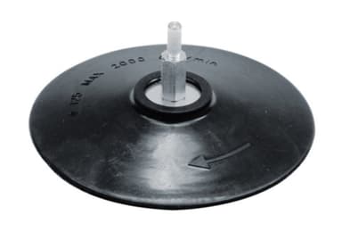 Круг-насадка шліфувальна VOREL з липучкою : Ø-125мм HEX(6-гран. хвостовик) [12/120]