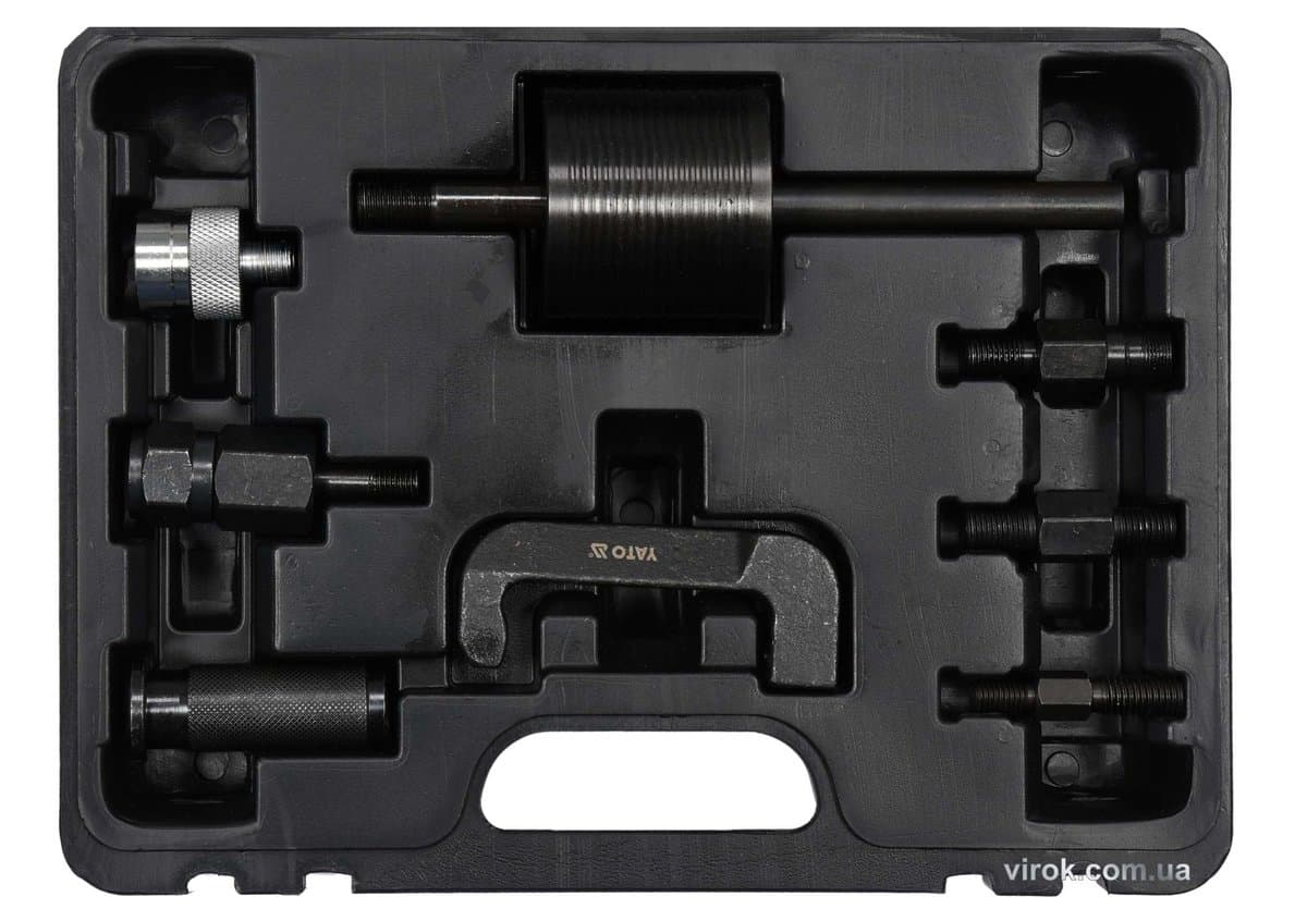 Знімач форсунок в двигунах "MERCEDES" YATO з комплектом вставок, 8 елем. [5]