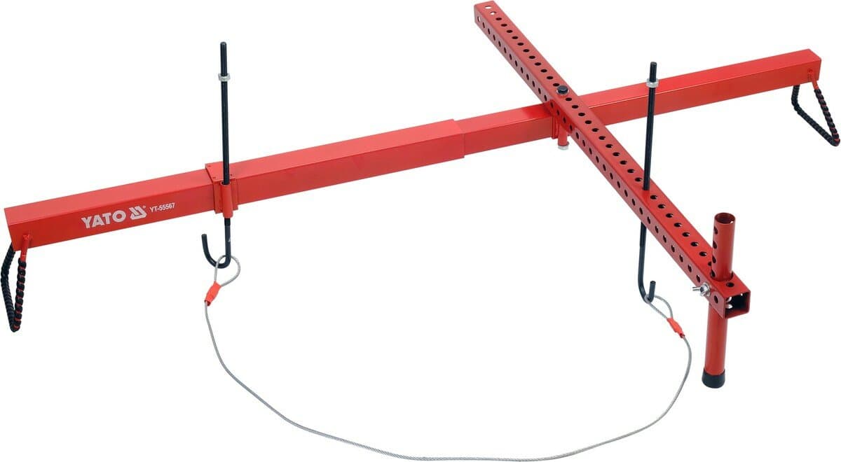 Балка з перекладиною для підвішування двигуна і вузлів YATO масою до 320 кг, регуляція 90-160 см [1]