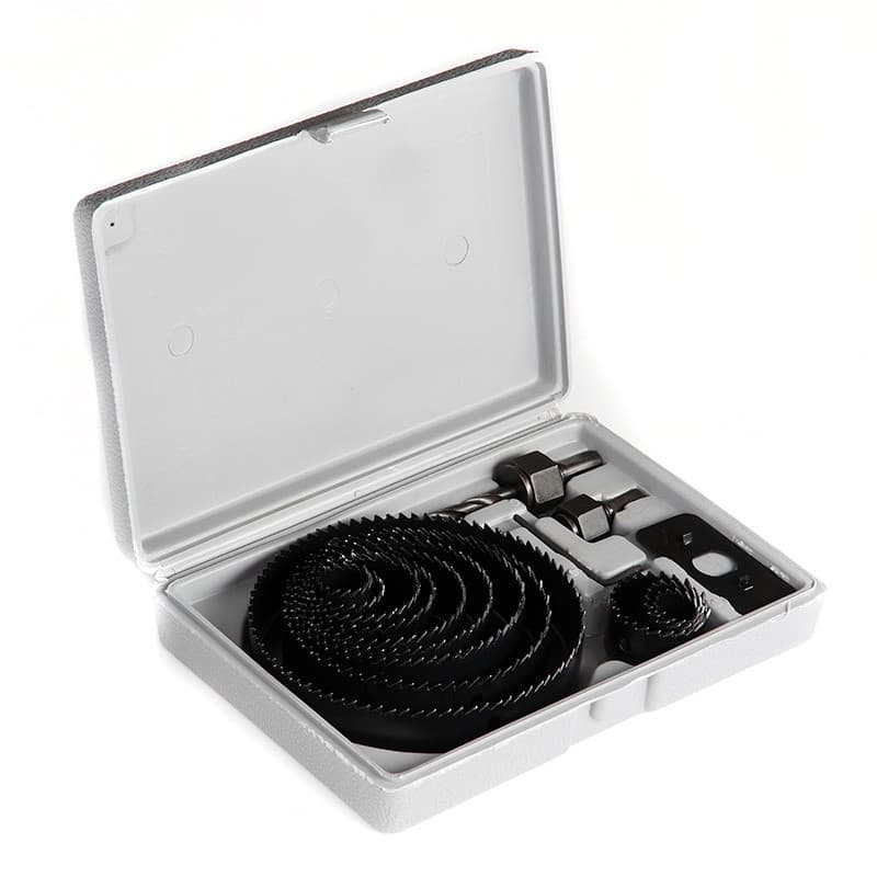 APRO Набір кільцевих пил 16 предметів, глибина 25 мм (19/22/25/28/38/44/51/64/76/89/102/127)