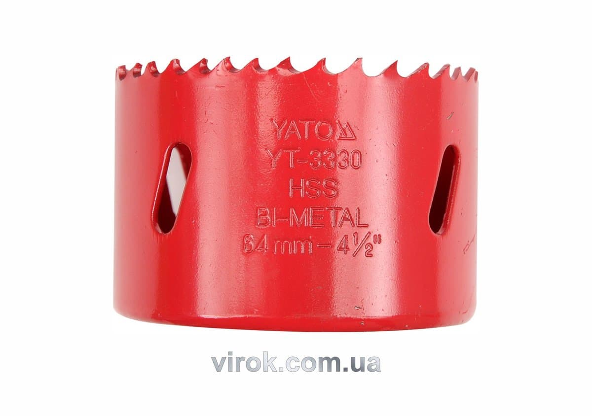 Пила кільцева BI-METAL YATO : HSS M3, Ø= 70 мм [25/50]