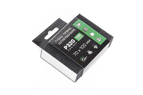 Губка шліфувальна APRO чотирьохстороння пряма P320