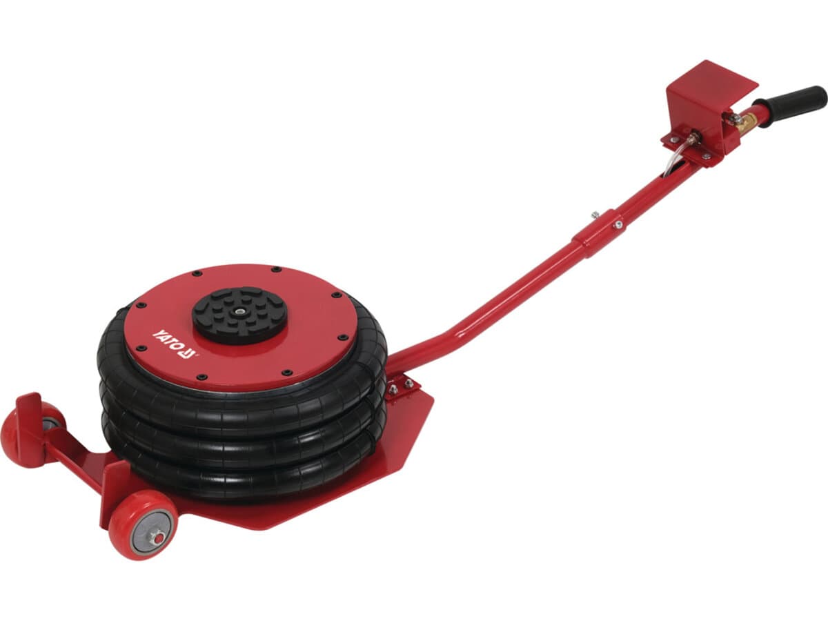 Домкрат пневматичний підкатний YATO навантаження- 6 т, межі підйому- 15- 40 см [1]