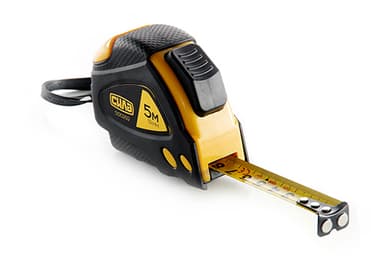 Рулетка обгумована Стандарт «Супермагніт» з автостопом 5м х 19мм СИЛА