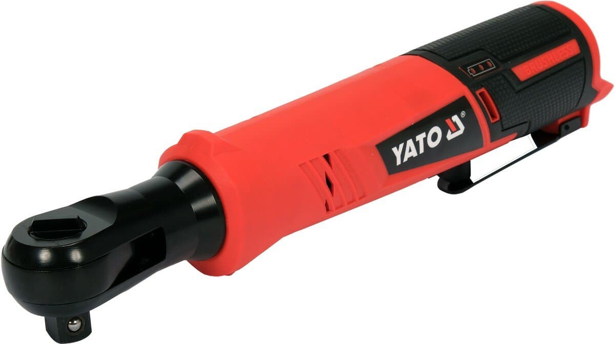Тріщатка ударна акумуляторна безщіткова YATO: Li-Ion 12 В, квадрат 1/2", 80 Нм(БЕЗ АКУМУЛЯТОРА) [10]