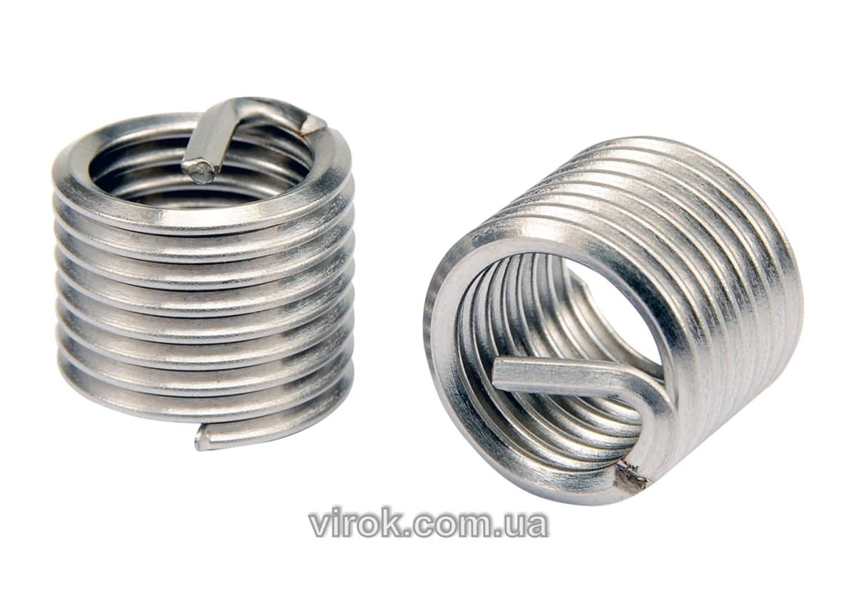 Вставки для ремонту різьби YATO М8 х 1.25 х 10.8 мм, упак. 20 шт. [50/200]