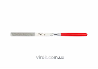 Надфіль алмазний YATO плоский, l= 160/50 мм, b= 4 мм [80/800]