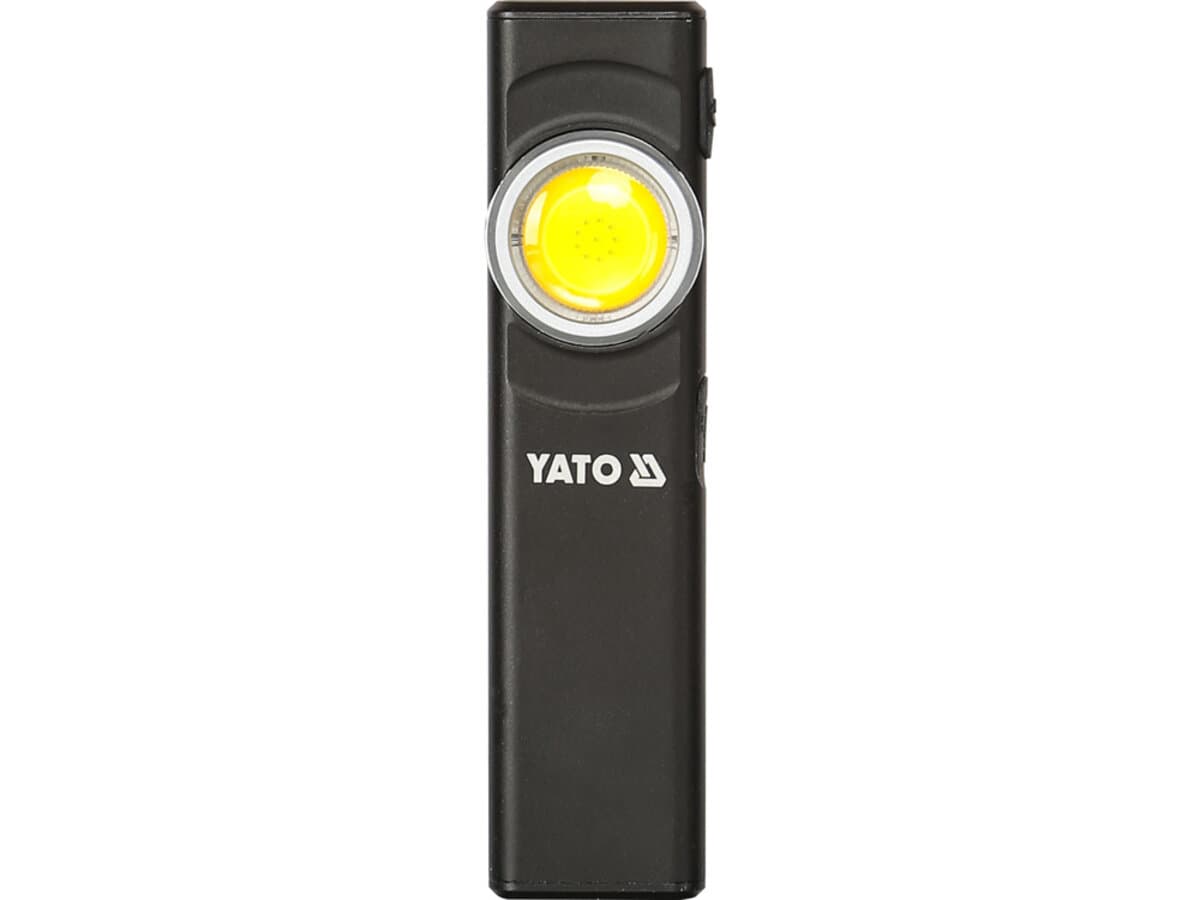 Ліхтар-міні діодний тонкий YATO від акумул. Li-Po 3.7 V 450 mA, освітл.- 500/ 300/ 100/ 30 Lm 8 режи