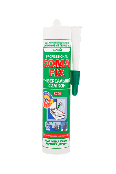 SOMA FIX Силікон універсальний (білий) 280 мл.
