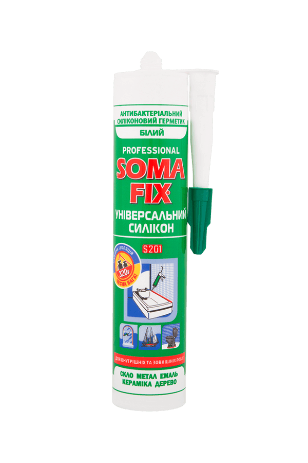 SOMA FIX Силікон універсальний (білий) 280 мл.