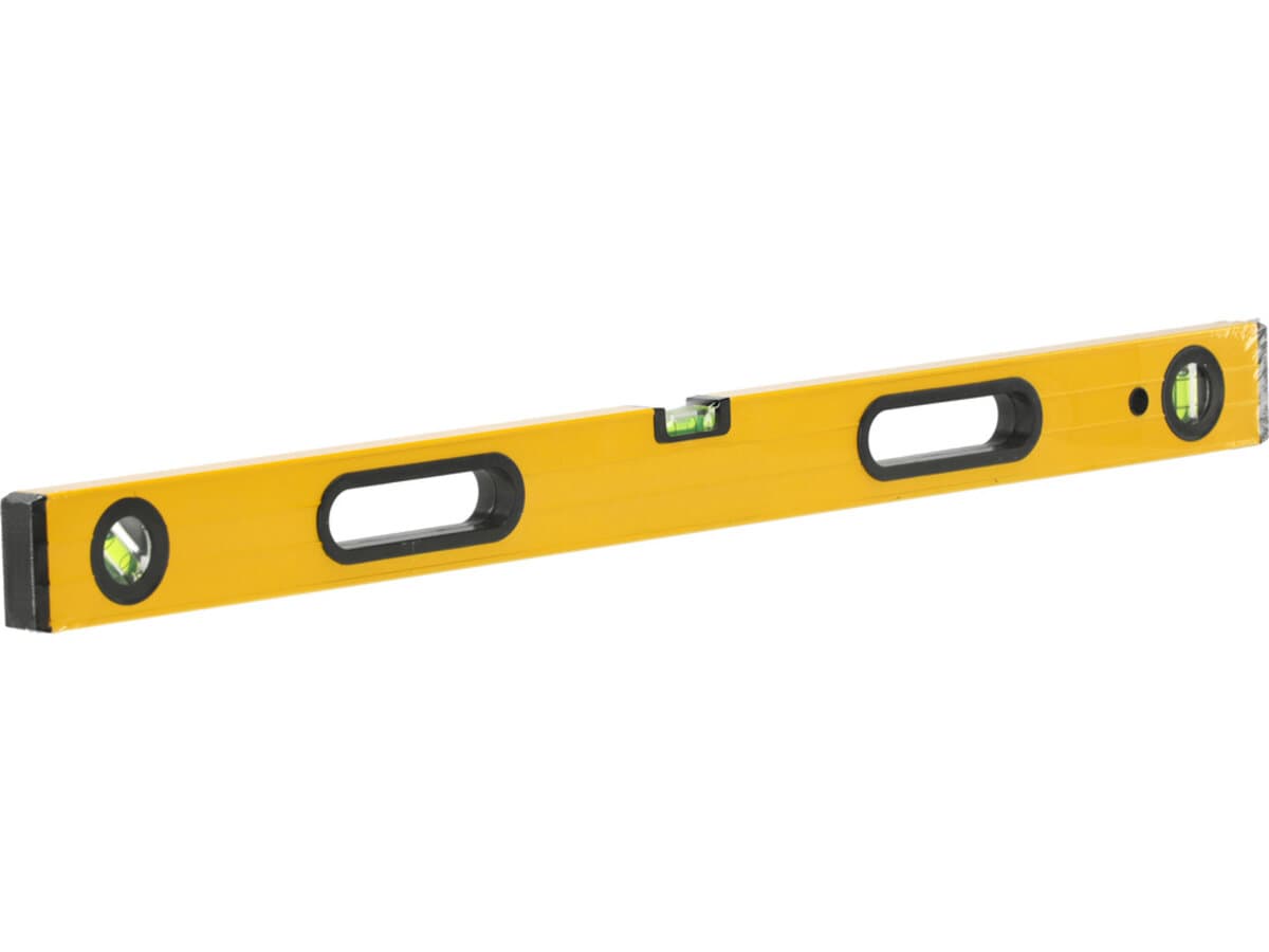 Рівень алюмінієвий VOREL : L= 150 cм, 3 капсули, 2 ручки [15/30]