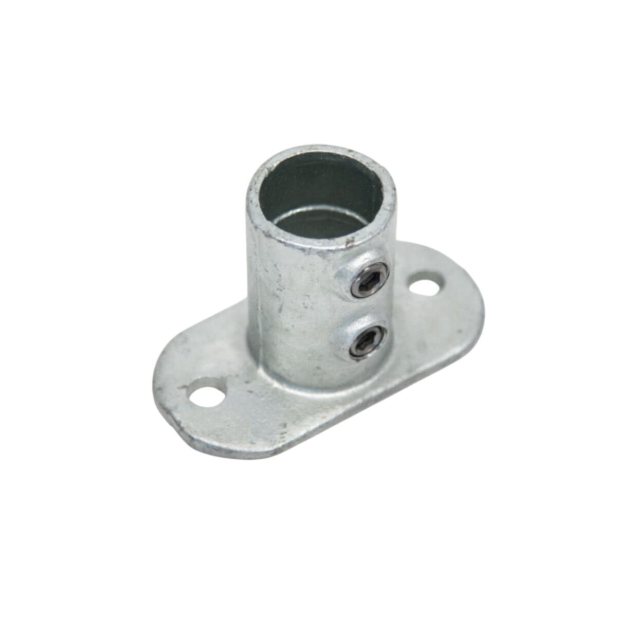 Фланець опорний NORMA: для труб Ø= 33,7 мм платформа 127х 62 мм, h= 71 мм з ковкого чавуну