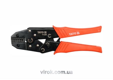 Кліщі для обтискання і зачистки проводів YATO, L=230 мм. 20-12(AWG), 0.5-4 мм2 [5/30]