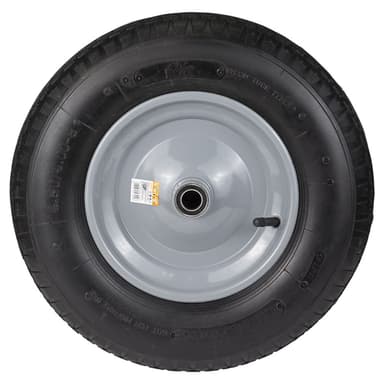 Колесо для тачки пневматичне 15" (4.00-8) 380×92мм вісь Ø16мм довжина 103мм FLORA (5057554)